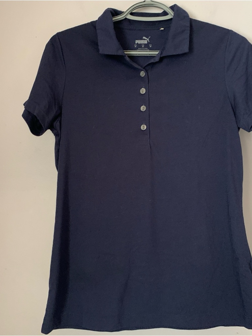 Puma Short Sleeve Polo Golf Shirt Size Ladies Medium